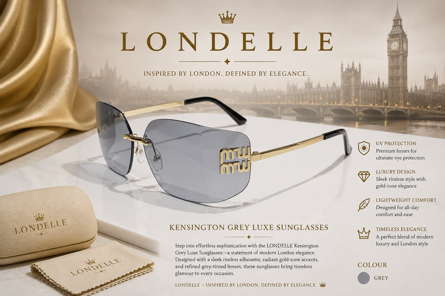 LONDELLE Kensington Luxe Sunglasses