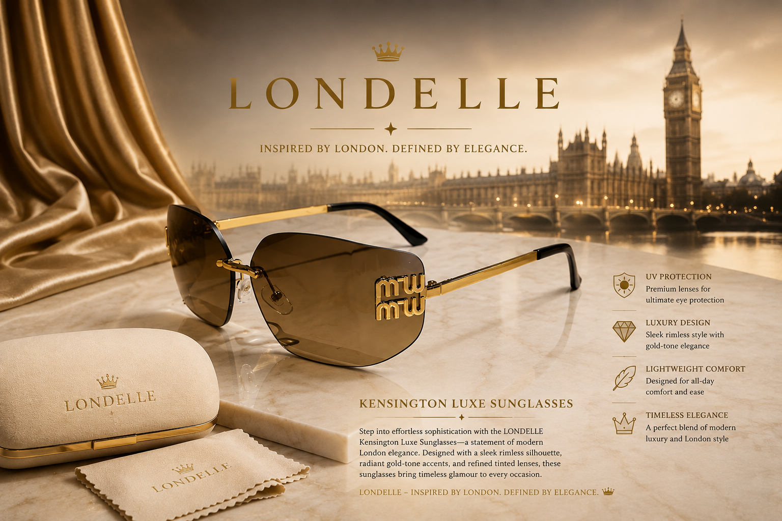 LONDELLE Kensington Luxe Sunglasses