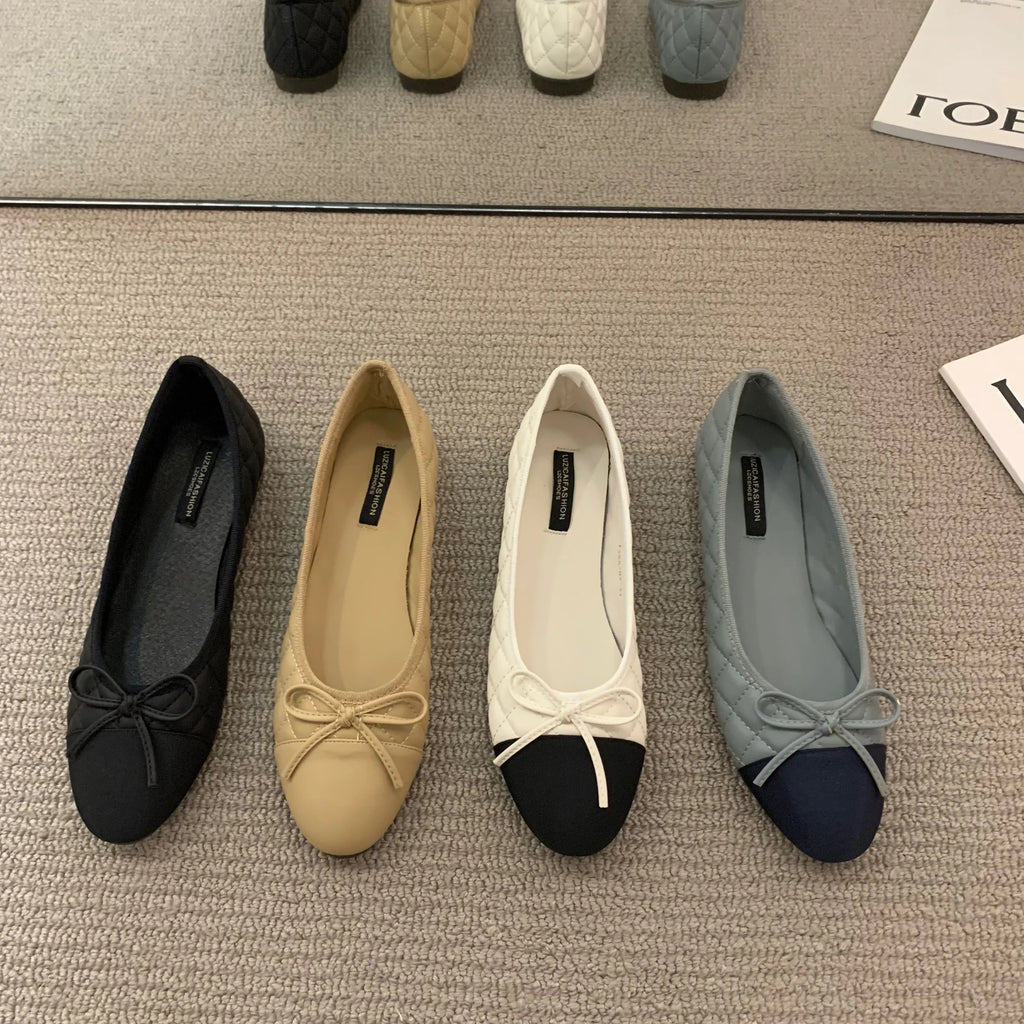 LONDELLE - Rose Bow Ballet Flats