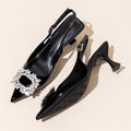 LONDELLE - Crystal Slingback Heels