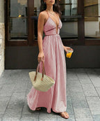 LONDELLE - Scarlet Riviera Striped Maxi Dress