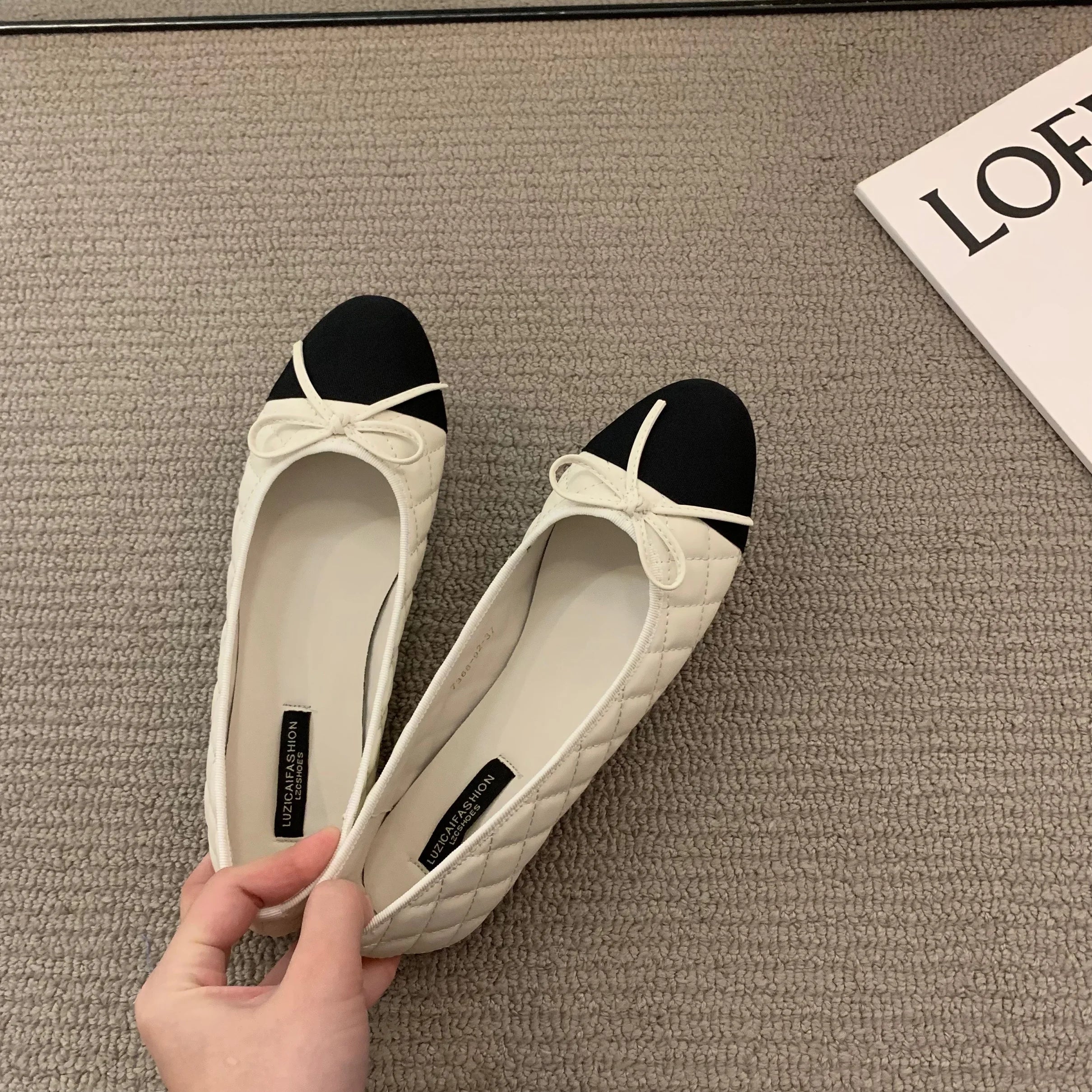 LONDELLE - Rose Bow Ballet Flats