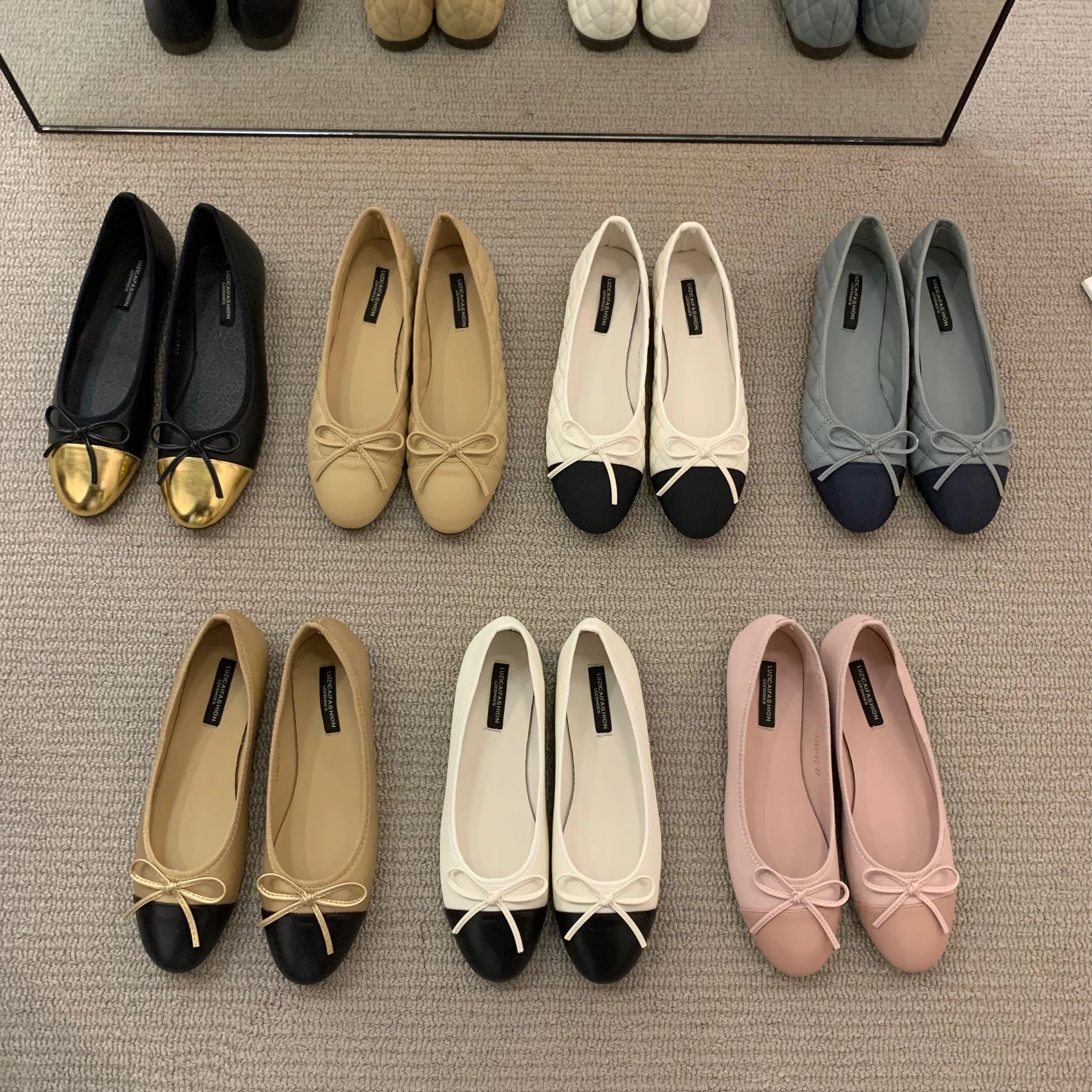 LONDELLE - Rose Bow Ballet Flats