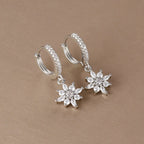 LONDELLE - Belgravia Bloom Crystal Hoop Earrings