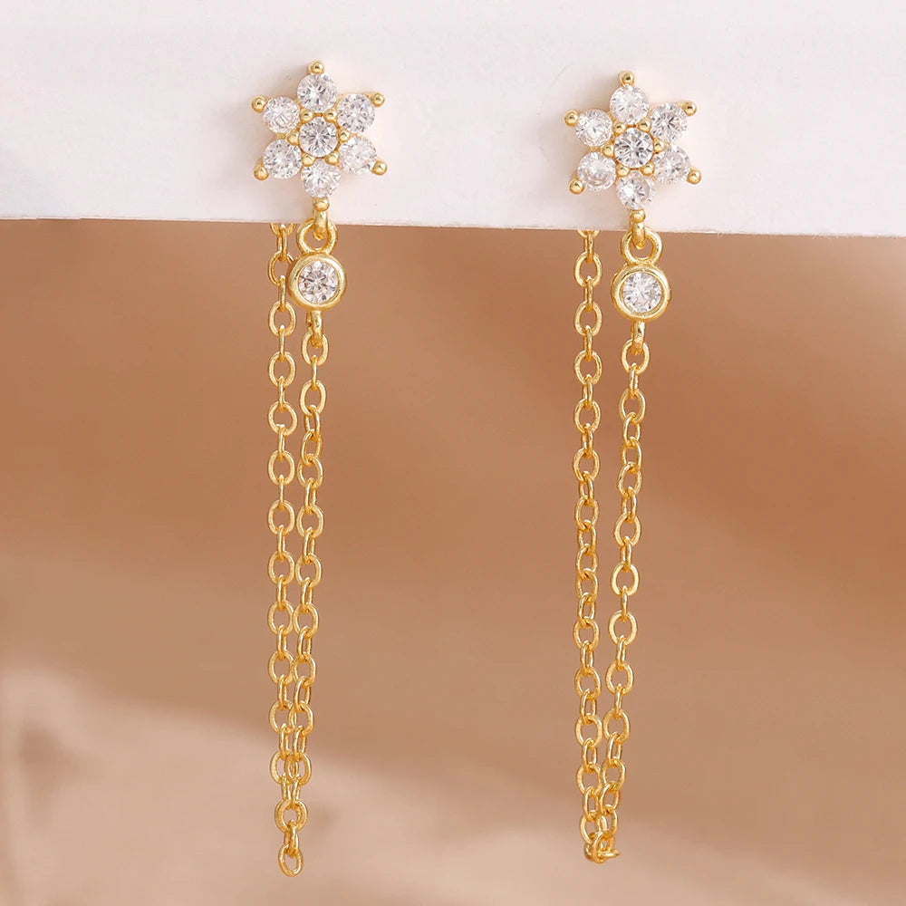 LONDELLE - Belgravia Bloom Crystal Hoop Earrings
