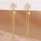 LONDELLE - Belgravia Bloom Crystal Hoop Earrings