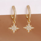 LONDELLE - Belgravia Bloom Crystal Hoop Earrings
