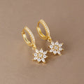 LONDELLE - Belgravia Bloom Crystal Hoop Earrings