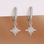 LONDELLE - Belgravia Bloom Crystal Hoop Earrings
