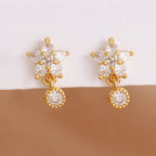 LONDELLE - Belgravia Bloom Crystal Hoop Earrings
