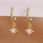 LONDELLE - Belgravia Bloom Crystal Hoop Earrings