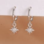 LONDELLE - Belgravia Bloom Crystal Hoop Earrings