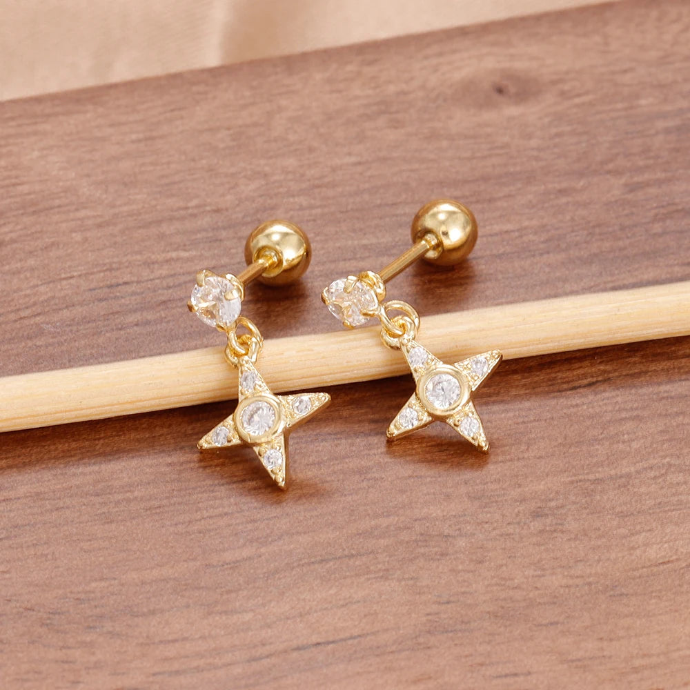 LONDELLE - Belgravia Bloom Crystal Hoop Earrings
