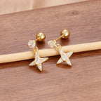 LONDELLE - Belgravia Bloom Crystal Hoop Earrings
