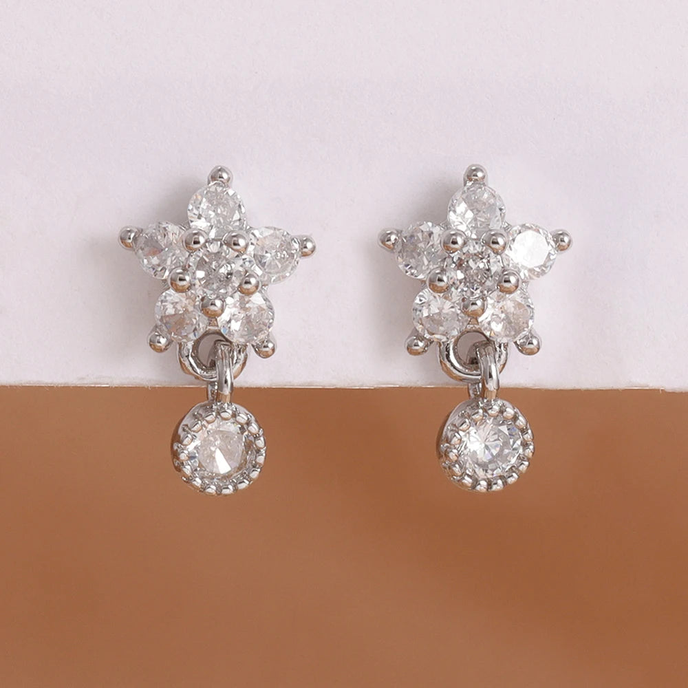LONDELLE - Belgravia Bloom Crystal Hoop Earrings