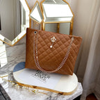LONDELLE - Midnight Royale Quilted Chain Tote