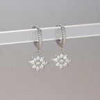 LONDELLE - Belgravia Bloom Crystal Hoop Earrings