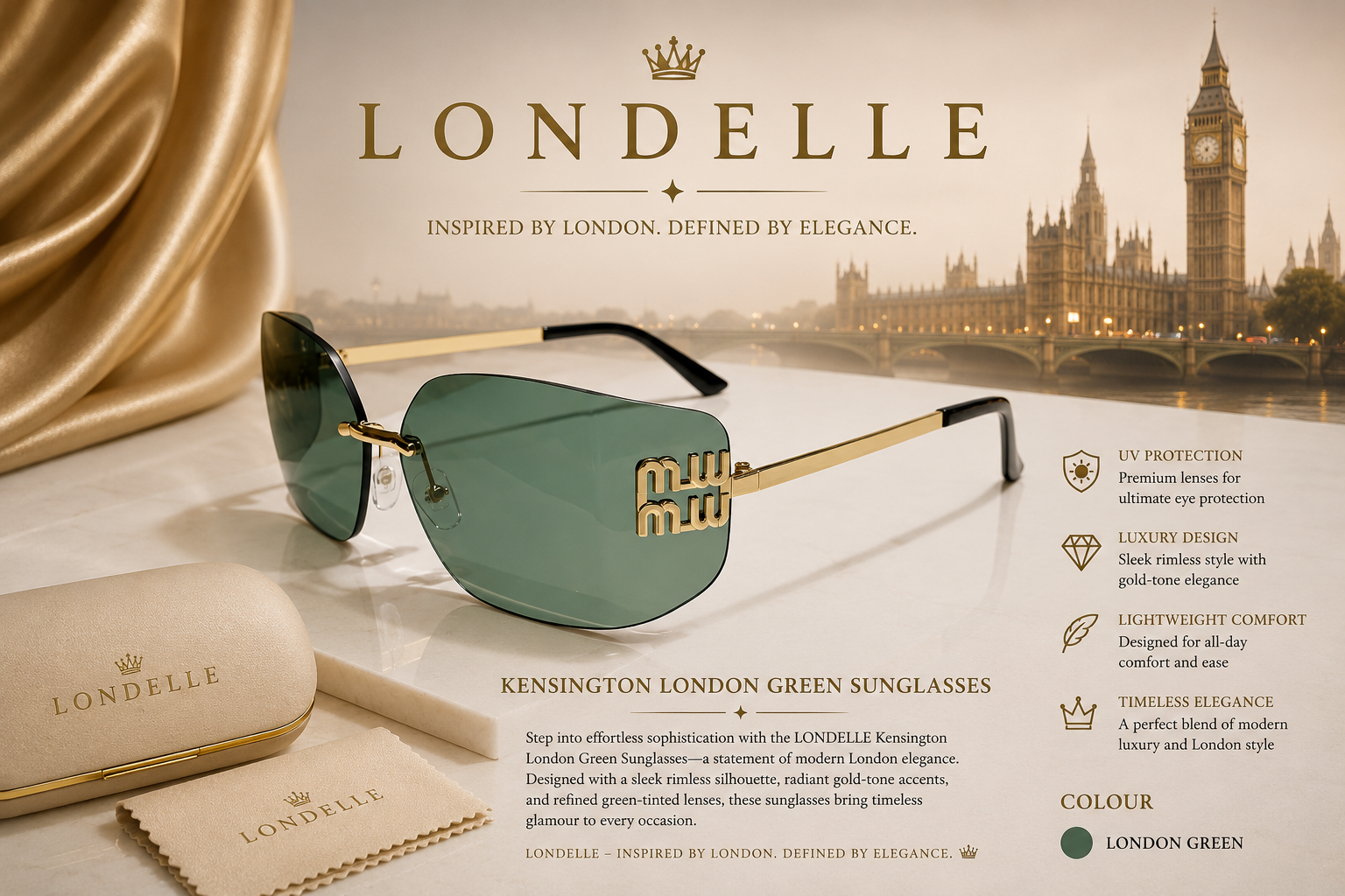 LONDELLE Kensington Luxe Sunglasses