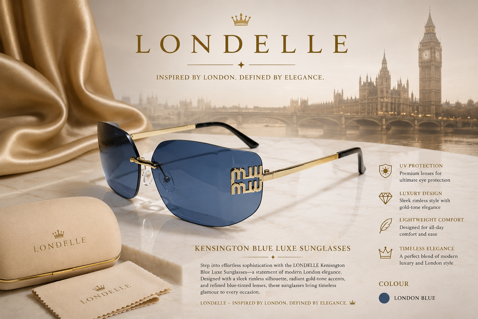 LONDELLE Kensington Luxe Sunglasses